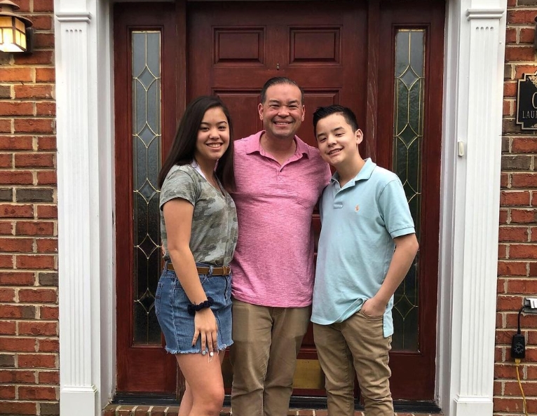 Kate Gosselin with his dad and sister, Hannah