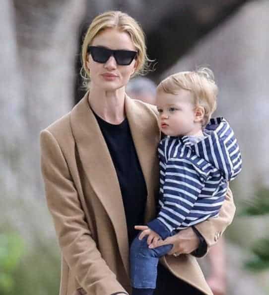 Rosie Huntington son