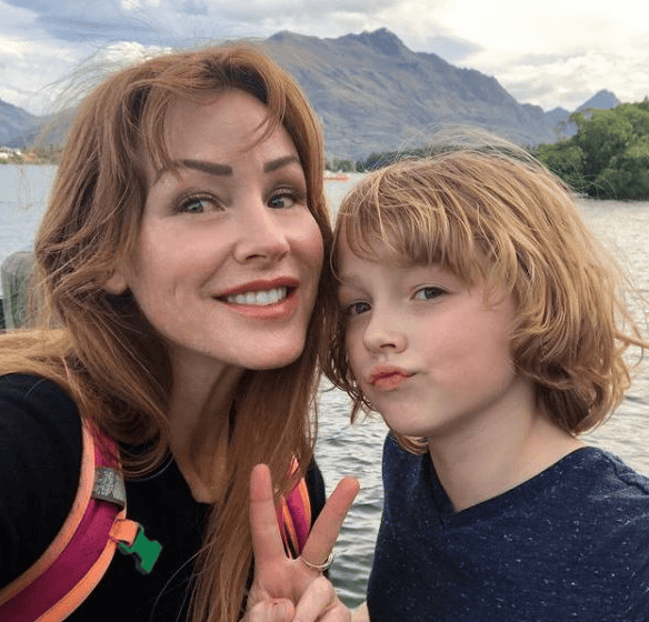 Christian CONVERY with his mom, Lisa Convery