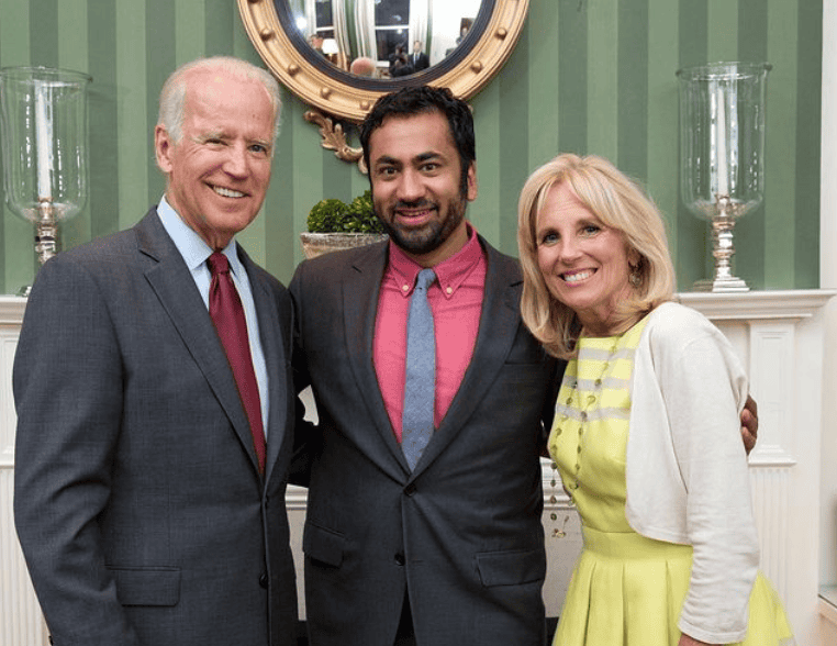 Kal Penn Pictured With Joe Biden