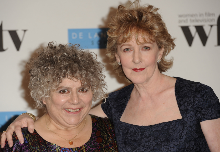 Miriam Margolyes and her partner, Heather Sutherland