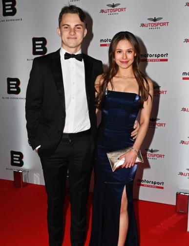 Oscar Piastri and his girlfriend